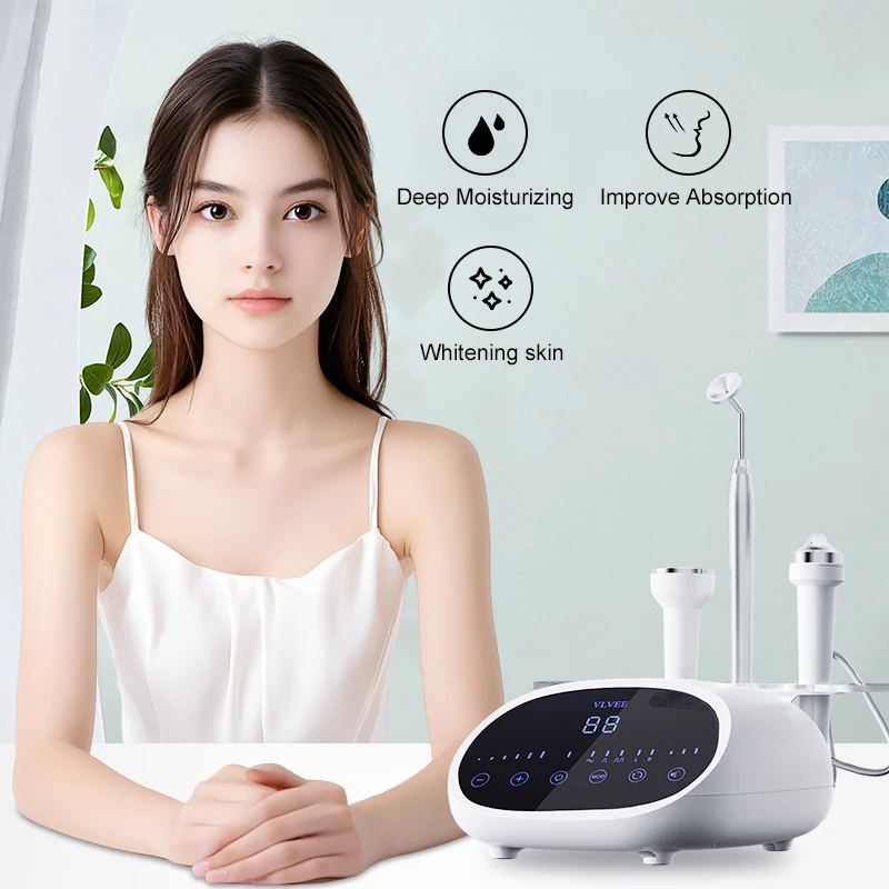 3 In 1 Magic Oxygen Bubble Machine Gentle Deep Facial Cleansing Skin Whitening Rejuvenation Skin Management Beauty Salon VLVEE