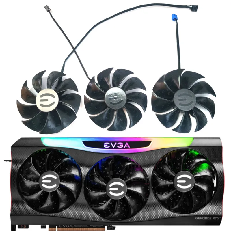 Nuova Ventola Gpu 88Mm 4Pin Muslimex Rtx 3080, Per Ventola Di Raffreddamento Scheda Video Evga Geforce Rtx 3080 3080 Ti 3090 3070