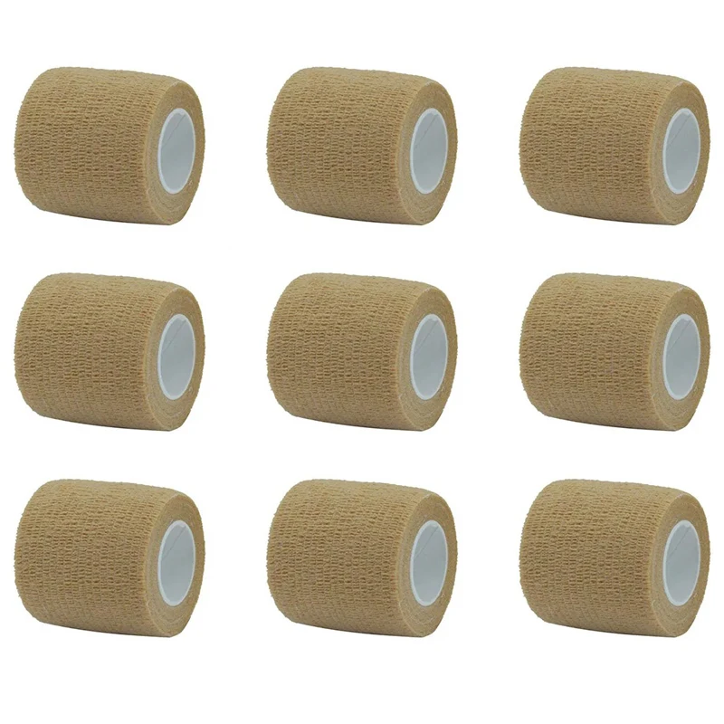 Beige Sport Self Adhesive Elastic Bandage Wrap Tape Elastoplast For Knee Support Pads Finger Ankle Palm