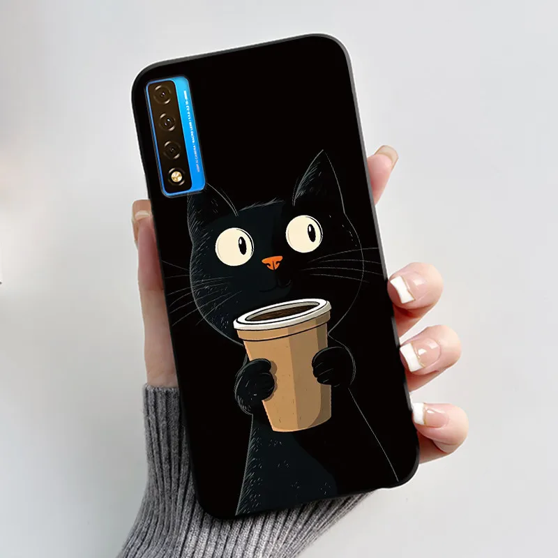 Luxury Dragon Black Soft Silicone Phone Case Back Cover - Cute and Cool Design