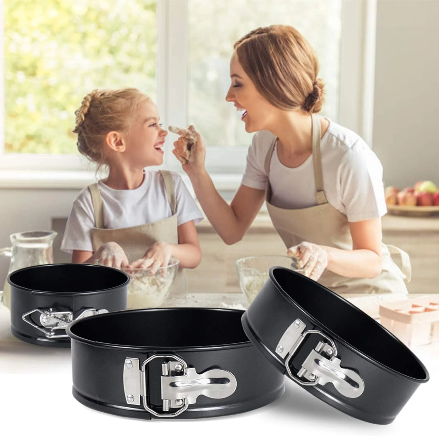 Baking Pan Springform Cheesecake Pan Round Baking Pan SLYNSHome