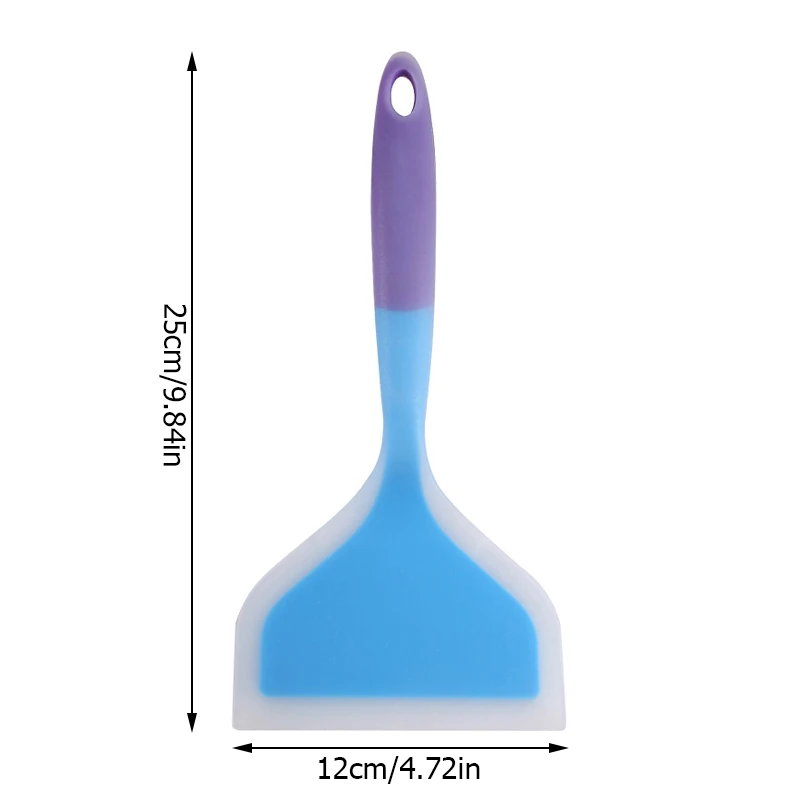 1PCS Heat Resistant Silicone Scraper Non-stick Butter Cooking Silicone Spatula Cake Pastry Scraper Omelet Spatula Kitchen Tool