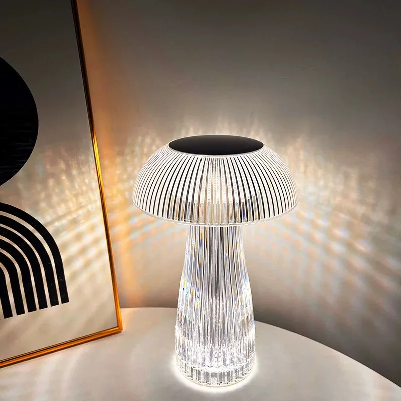 Transparent Mushroom Lamp