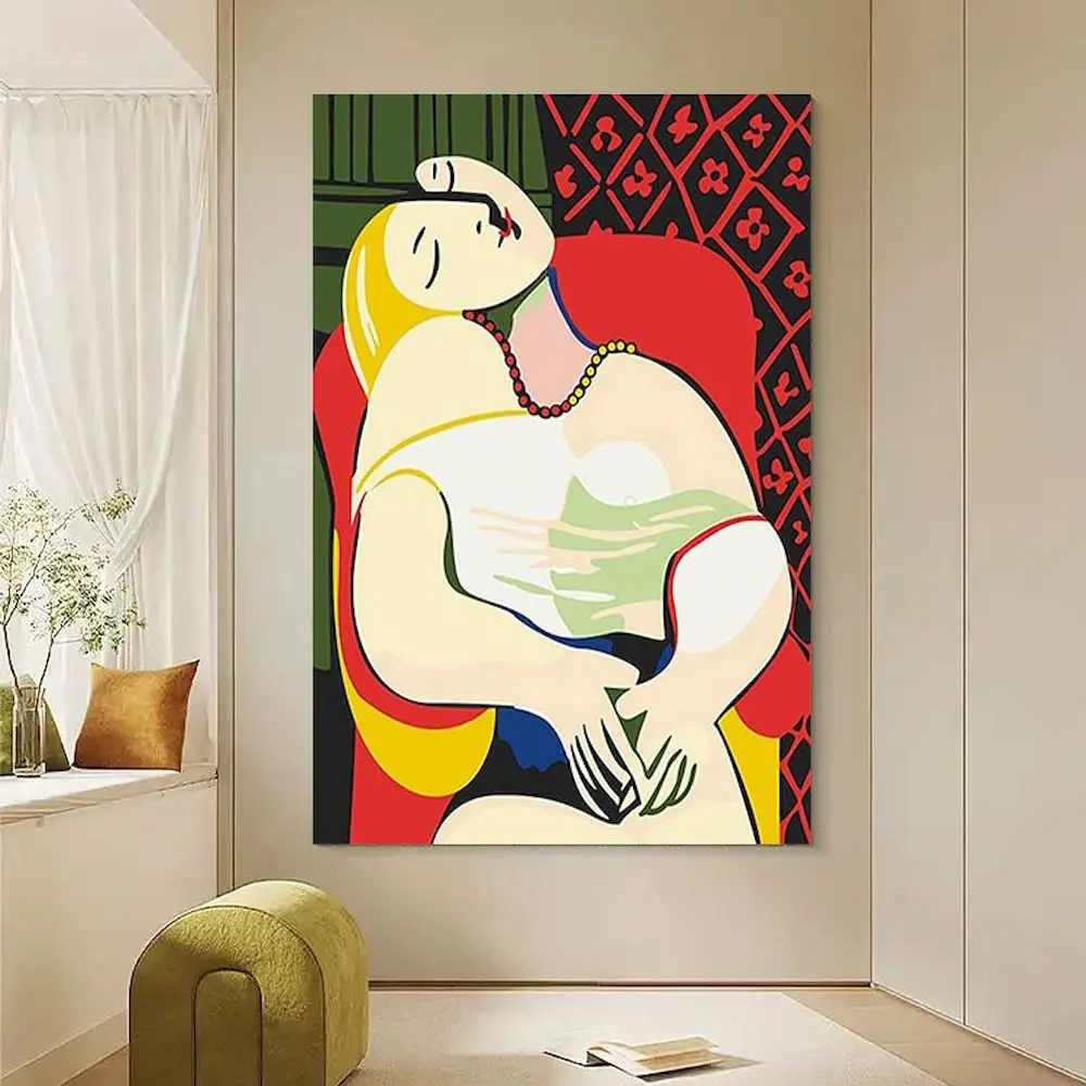 Description Picture 5 of itemPhotoCustom Painting By Number Colorful French Bulldogs DIY Kits On Canvas Acrylic Paint Oil Picture Of Coloring By Number Decor