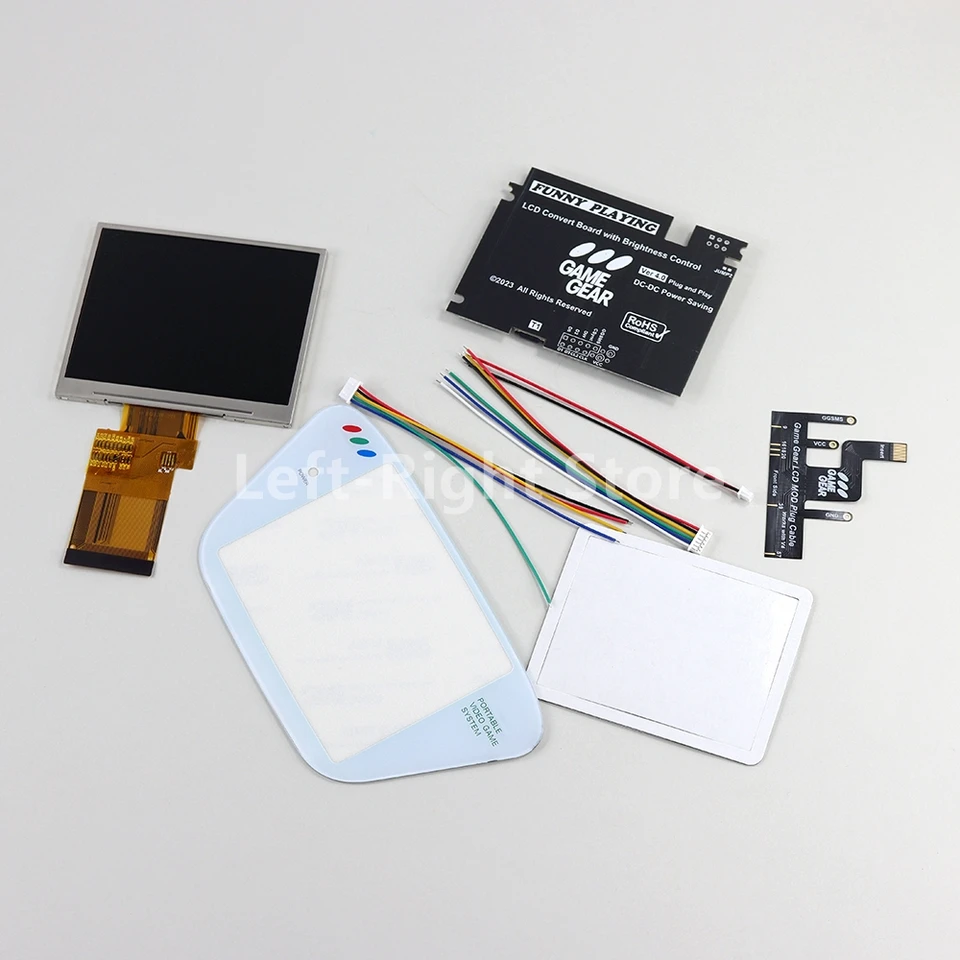 1 セットフルスクリーン IPS V4 液晶キットセガゲームギア高光輝度 V4