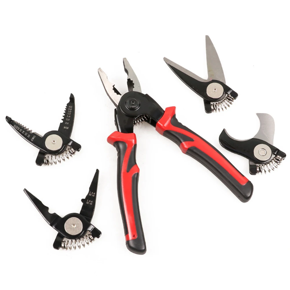 

Multifunctional Replaceable Electrician Pliers Wire Stripping Pliers Wire Cutting Needle Nosed Pliers Special Tools Electricians