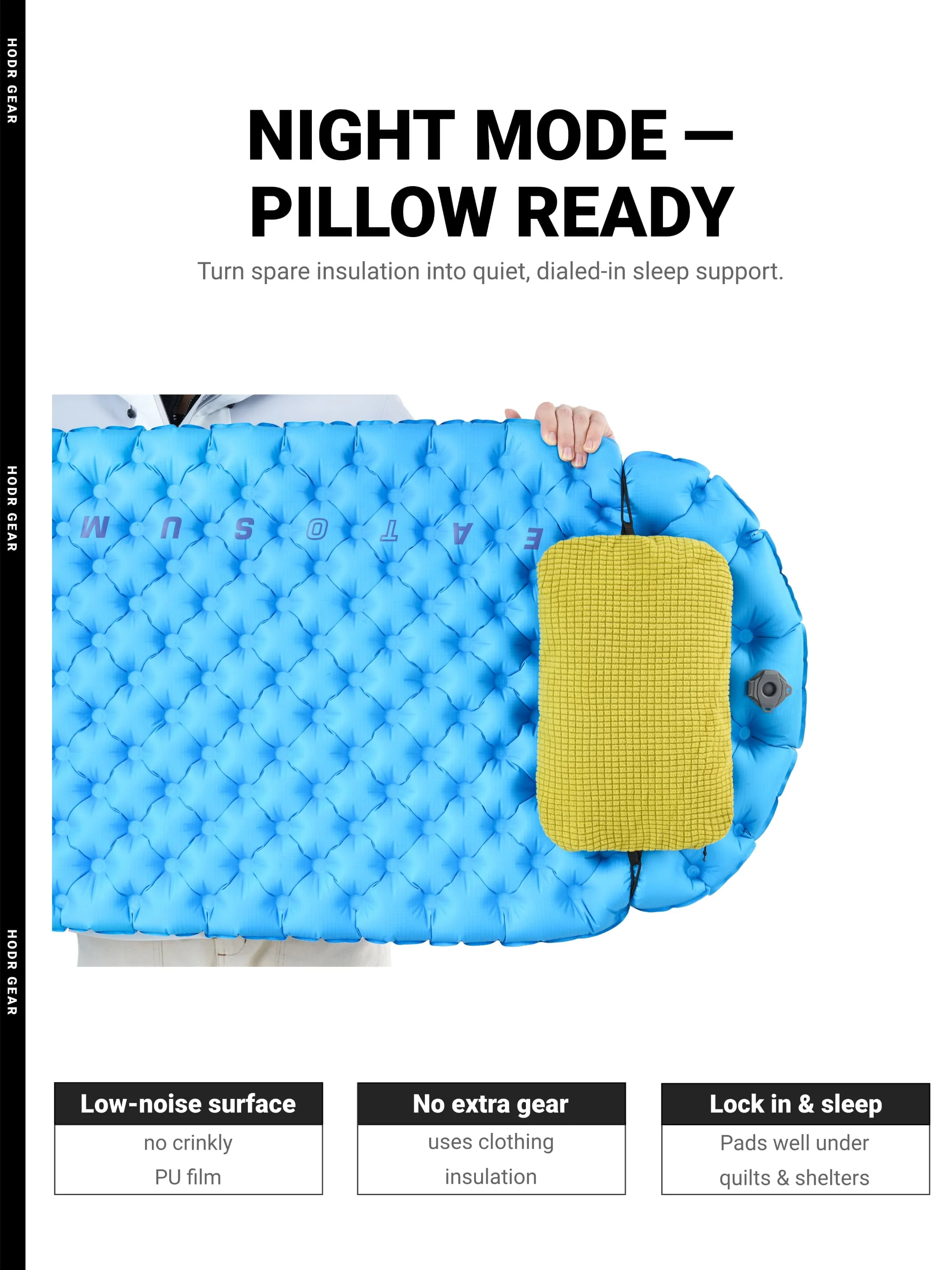 Ultralight Stuff Sack Pillow 60g UHMWPE Camping Hiking Storage Organiser