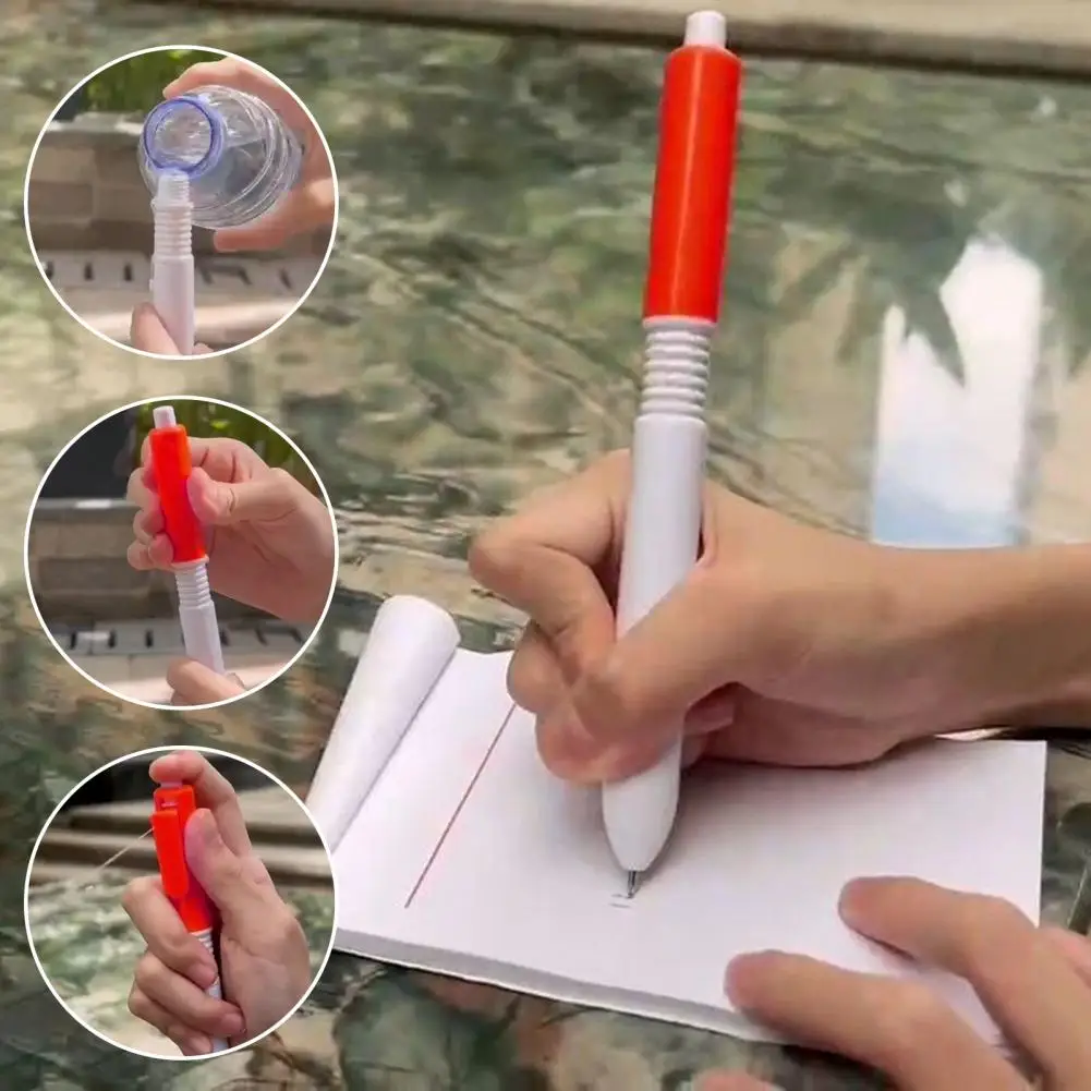Stress Relief Pen Parent-approved Water Toy Pen Water Spray Pen Back to School Gift 2 1 Funny Prank Retractable Toy