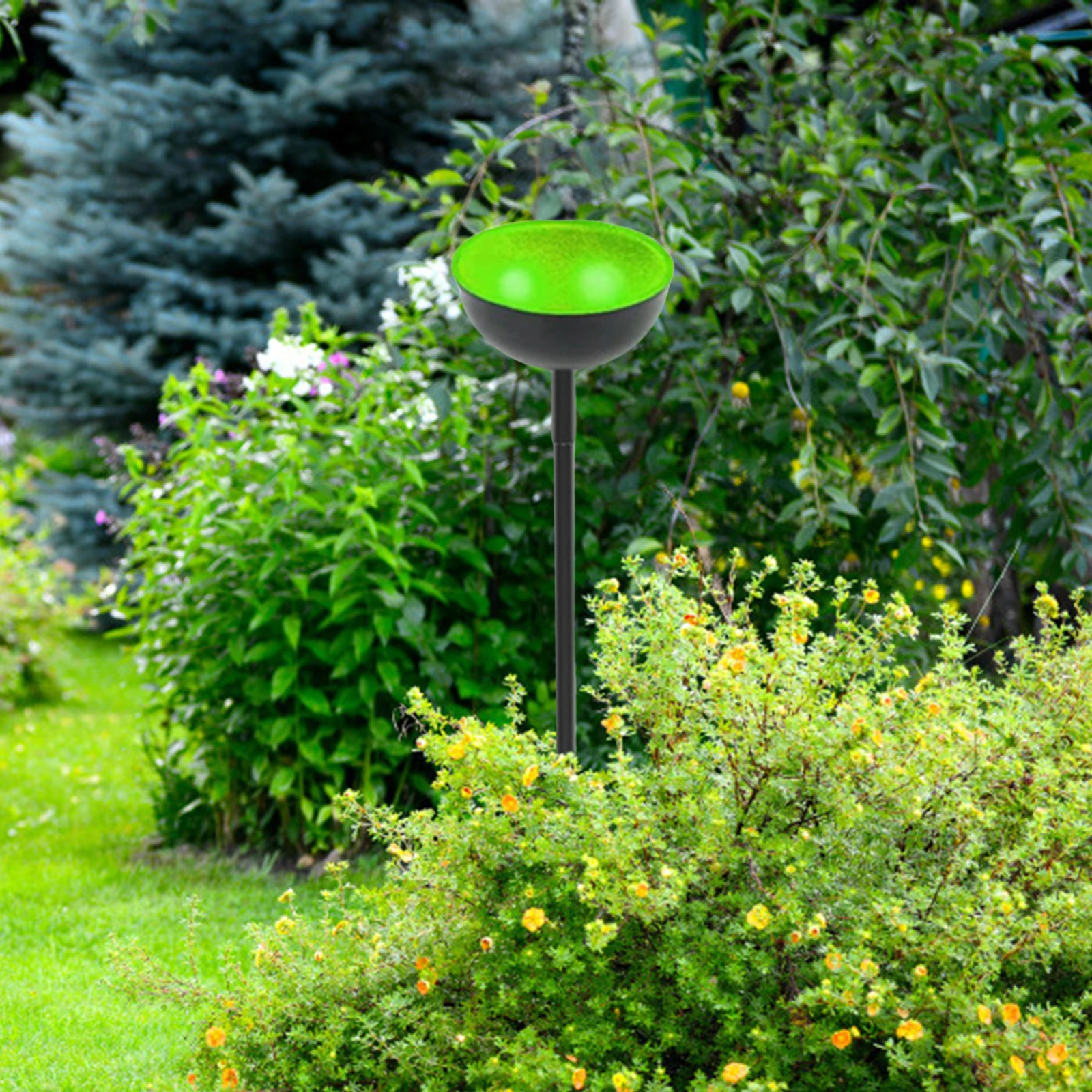 Bee Watering Station Bee Cups Multi-Function Metal Water Feeder Butterfly Bath Bowl for Garden Yard Decor