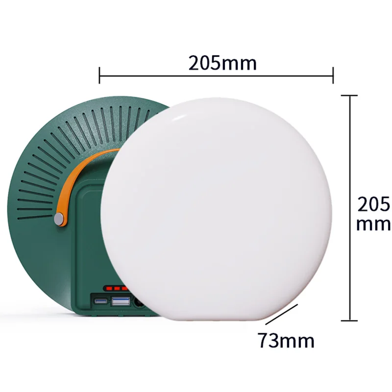 

1200 L/M Portable Desk Led Emergency Lamp Multiple Usage Mobile Lighting Rechargeable Light