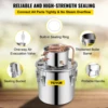 VEVOR 3/5/8 Gal Water Alcohol Distiller, Distillery Kit w/Circulating Pump, Alcohol Still Copper Tube, w/Build-In Thermometer 6