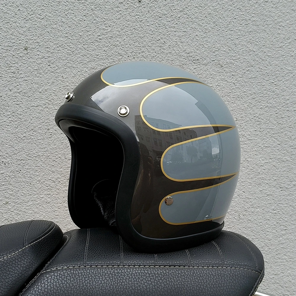 Tt & cocascos 500tx-ヴィンテージモーターサイクルヘルメット