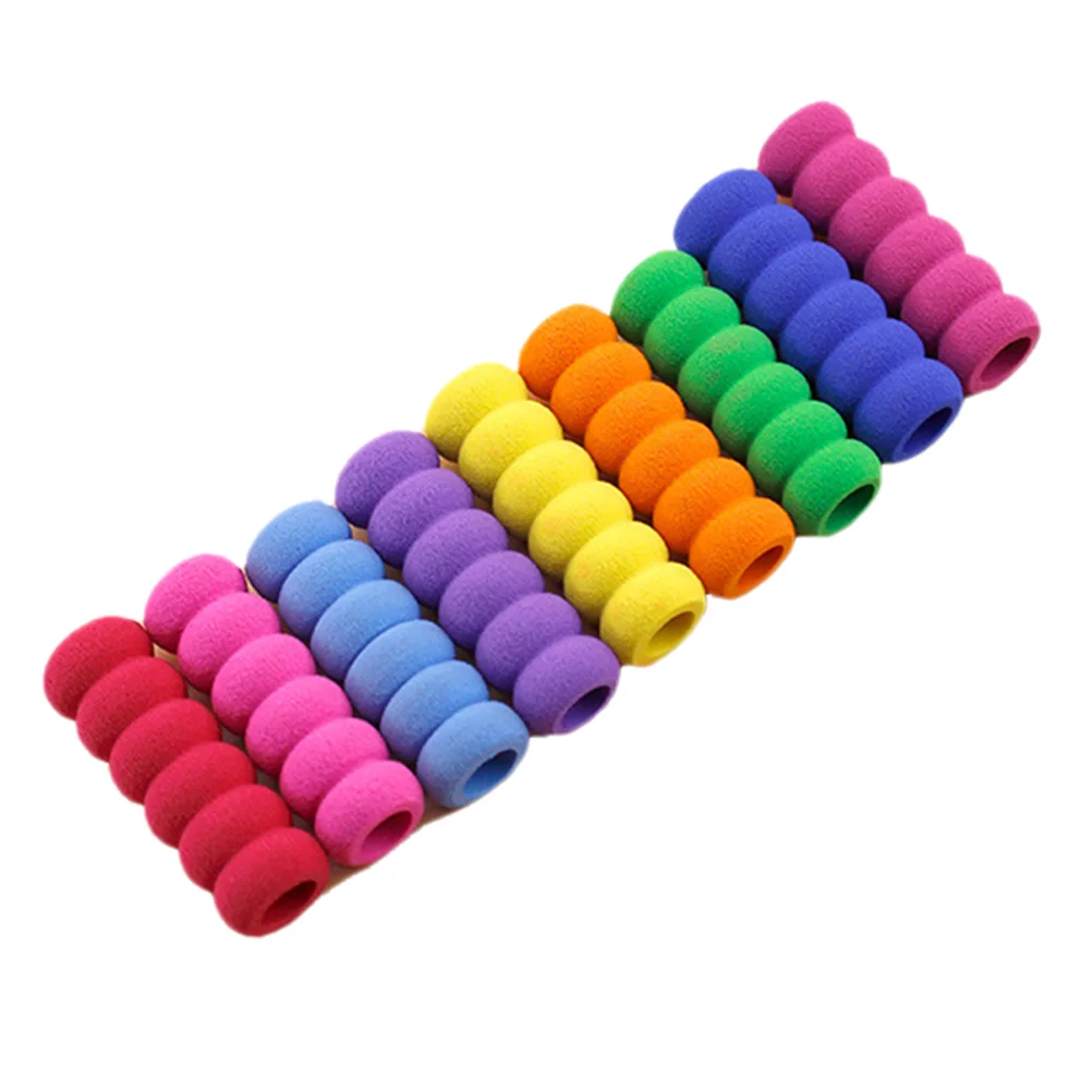 

Stobok Kids Pencils Soft Foam Ergonomic Writing Aid Kids Handwriting Colorful Pencil Holder Grippers Cushioned Holders Right