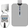 1/2PCS Hot Large Fogless Shower Mirror For Shaving Acrylic Anti-Fog Shaving Mirror with Razor Holder Hooks Wall Hanging Mirror 3