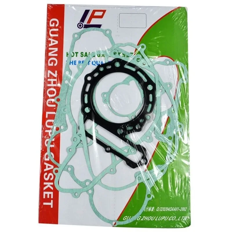Motorcycle Cylinder Head Gasket Engine Crankcase Covers Gaskets Full kit set For Kawasaki KLR650 KL650 KLR 650 Tengai 1987-2010 carburetor engine gasket kit