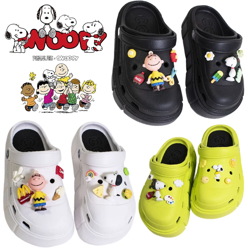 10PCS Snoopy Crocs Shoes Ornaments Cartoon Anime Kawaii Fashion Buckle Diy  Croc Charms Decorations Hole Kids Shoes Ornaments New - AliExpress