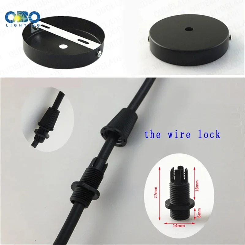 10 PCS Black White Silver Bronze Ceiling Plate Wall Sconce Mount DIY Light Fittings Lamp Base Pendant Lamp 8/10/12cm Disc Base