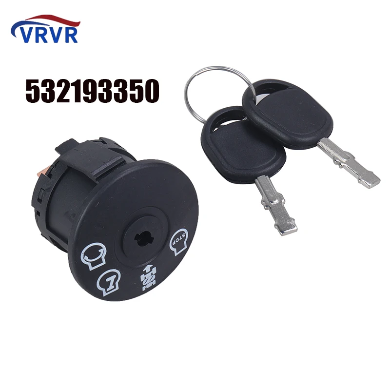 

Переключатель зажигания VRVR с ключом 193350 532193350 для AYP Husqvarna Craftsman Sears пулан газонокосилка