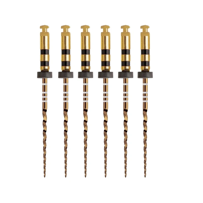 Dental Pro Taper Super Files GOLD Universeral Engine Use Rotary Files Golden Dondontic Root Canal NITI Dentist Tool 6