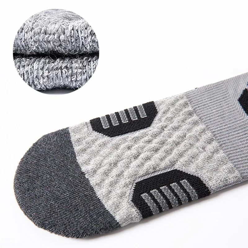 1 Pair Sports Socks Patchwork Basketball Socks For Men,Professional Sports Towel Bottom Sweat Absorption&Breathability