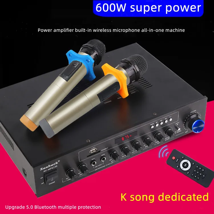 

Home High Power 220V/12V Karaoke Amplifier