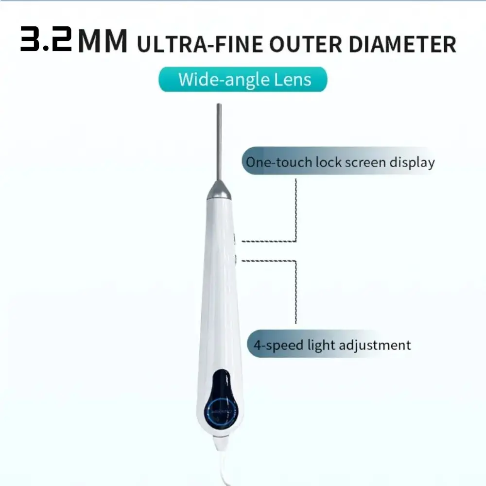 3.2mm 10.1 Inch HD Screen Digital ENT Endoscope Otoscope Ear Scope  Ear Cleaner for clinic, With 3500mAh Rechargeable Battery 6