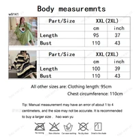 Winter Warm Pajamas Coral Fleece Long Sleeve Dresses Midi Length Cartoon Student Flannel Home Nightdress Striped Thickened Pajam - Image 4