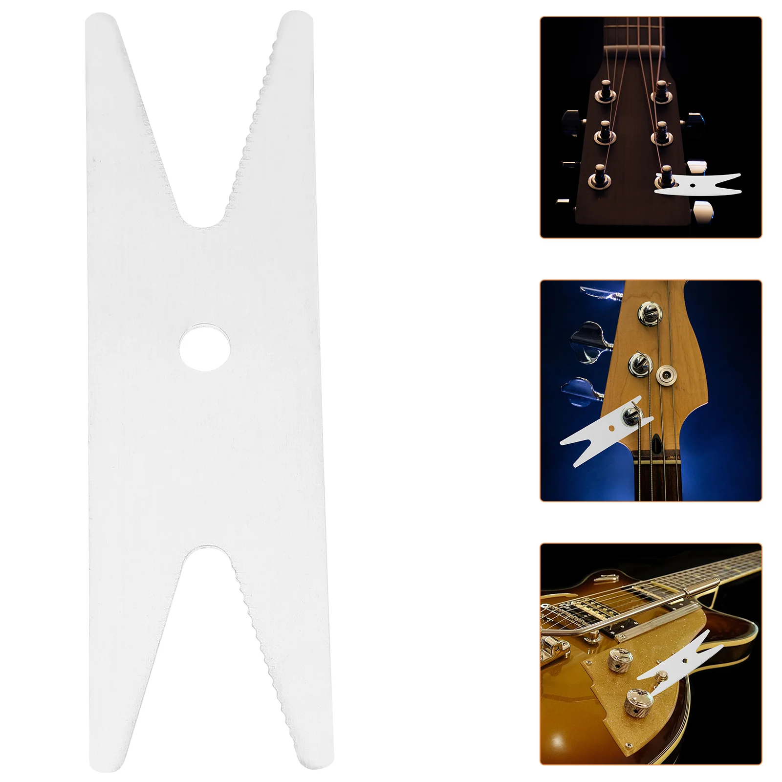 

Guitar Multi Spanner for Guitar Tuner Stainless Steel for Guitar Bass ( Silver )