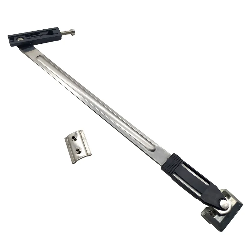 Window Restrictor Inside Adjustable Stainless Steel Aluminum Window Sliding Wind Bracing Limiter Two-Link Angle Controller Window Wind Support