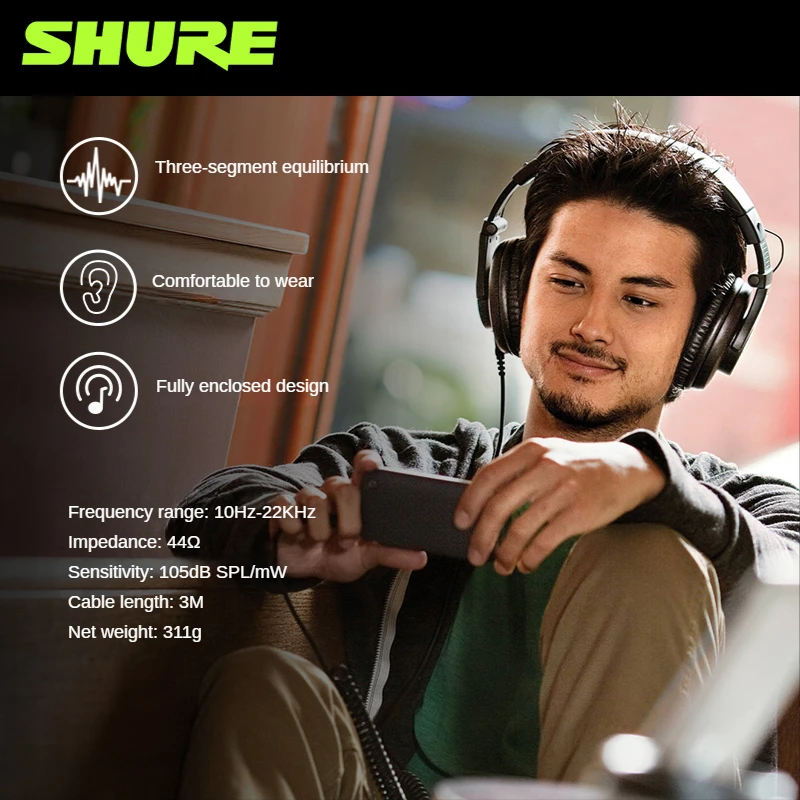 Shure SRH440 Wired Professional 