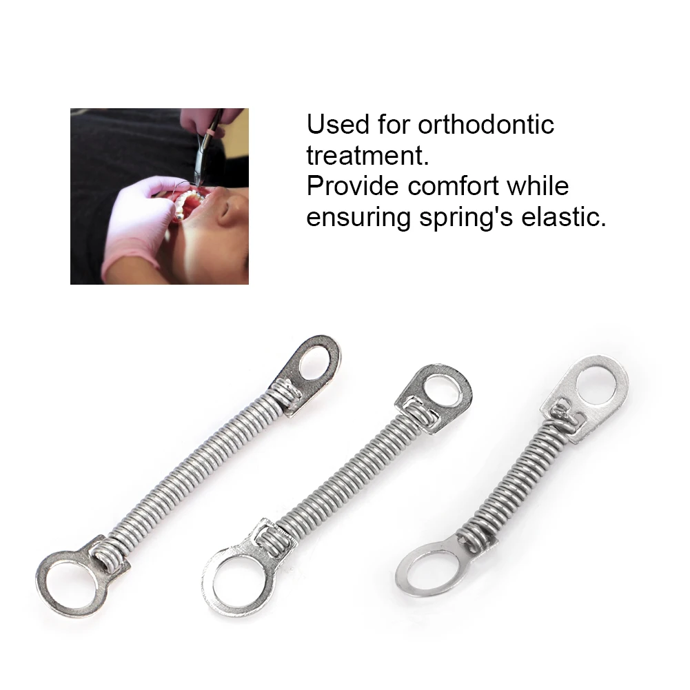 

10 Pcs 6MM 9MM Dental Coil Spring Orthodontic Brackets NITI Coil Braces For Teeth Accessories Dentist Materials Dentistry Tools