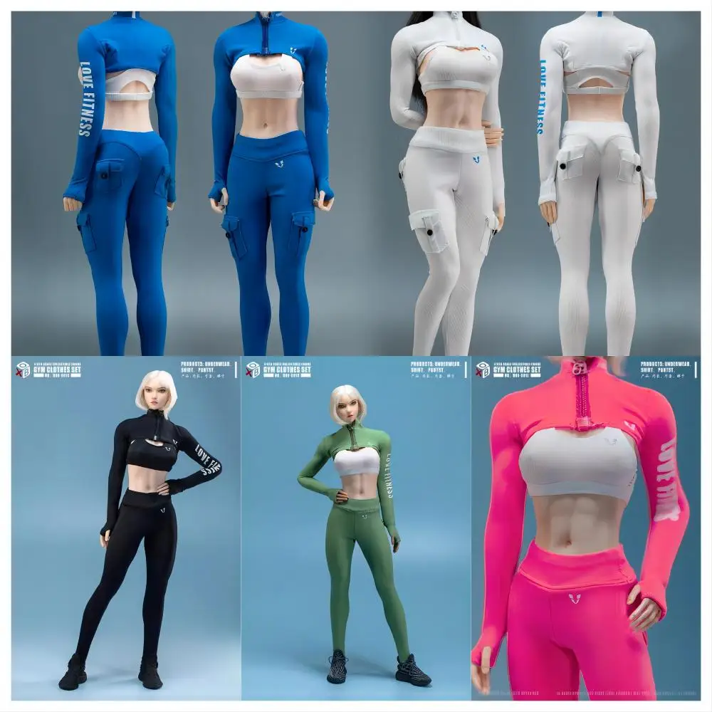 

BOX STUDIO BOX-001 1/6 Female Sportswear Jacket &Vest Pants Set Model Fit 12'' TBL S22A Soldier Action Figrue Body Dolls