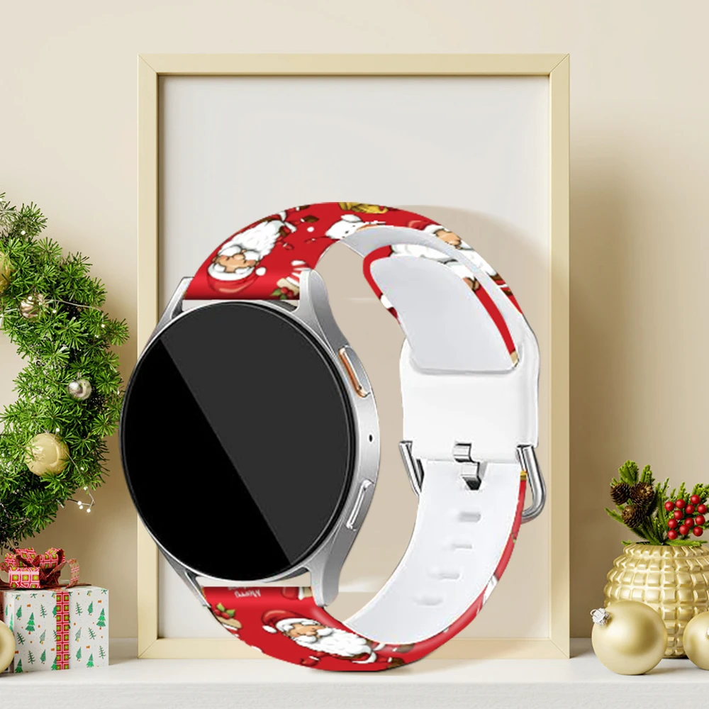 Festive Silicone Watch Band - Christmas Edition