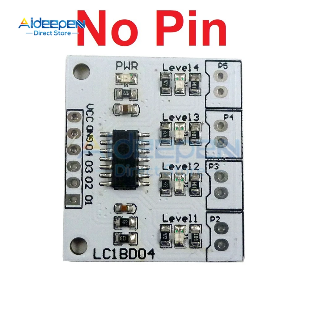 DC 5V 7-12MA 4 Digital Water Liquid Level Indicator Board Controller Sensor Switch Module for Fish tank Water Tower water level switch liquid level sensor