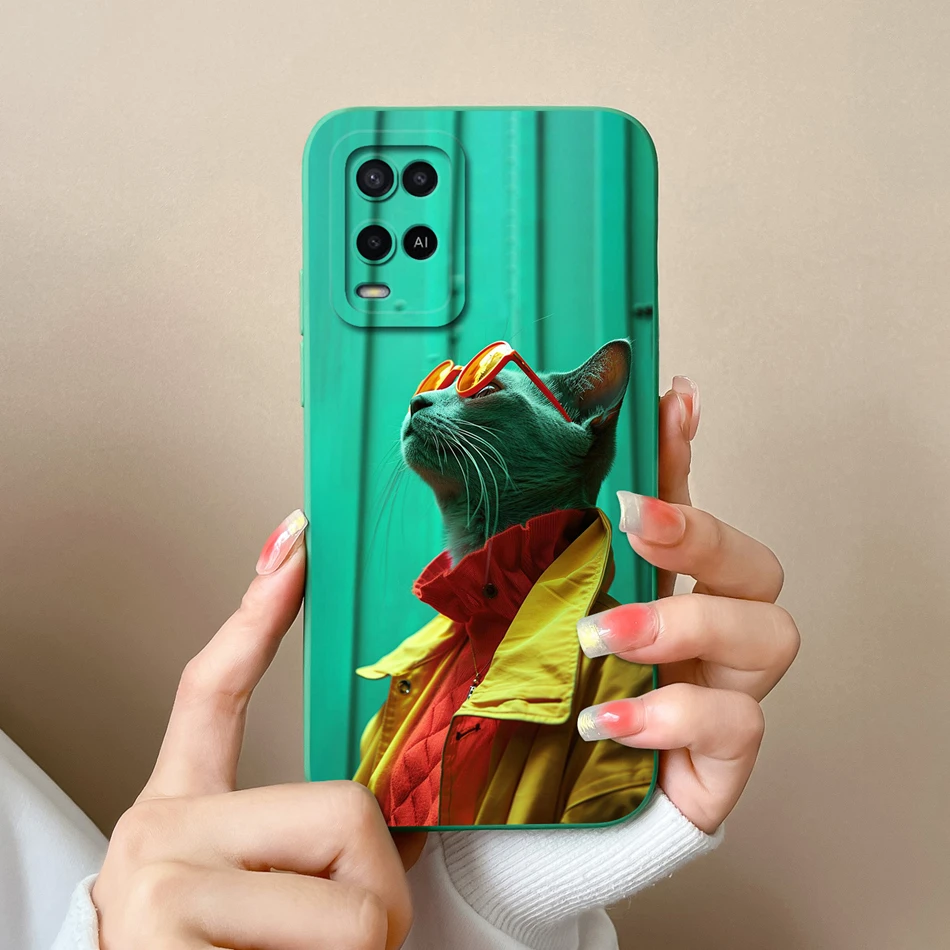 Cute Simple Design Full Protection Soft Liquid Silicone Phone Case