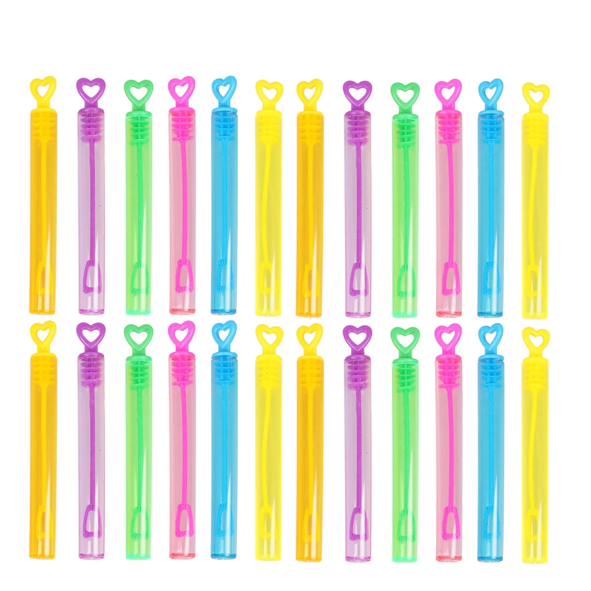 24 Pcs Bubble Maker Buebujas for Children Bubbles Birthday Liquid Soap Baby Toy Pomo Wedding Stick Heart-shaped Christmas 3