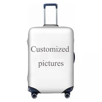 Customized personalized printed travel suitcase protective cover luggage dust cover featured accessories travel accessories 1