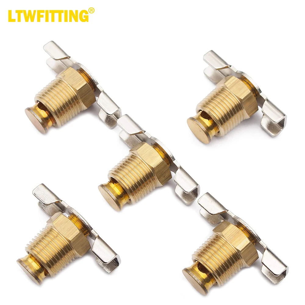 

LTWFITTING Новый латунный дренажный кран 3/8 NPT пневматическая подвеска (комплект из 5)