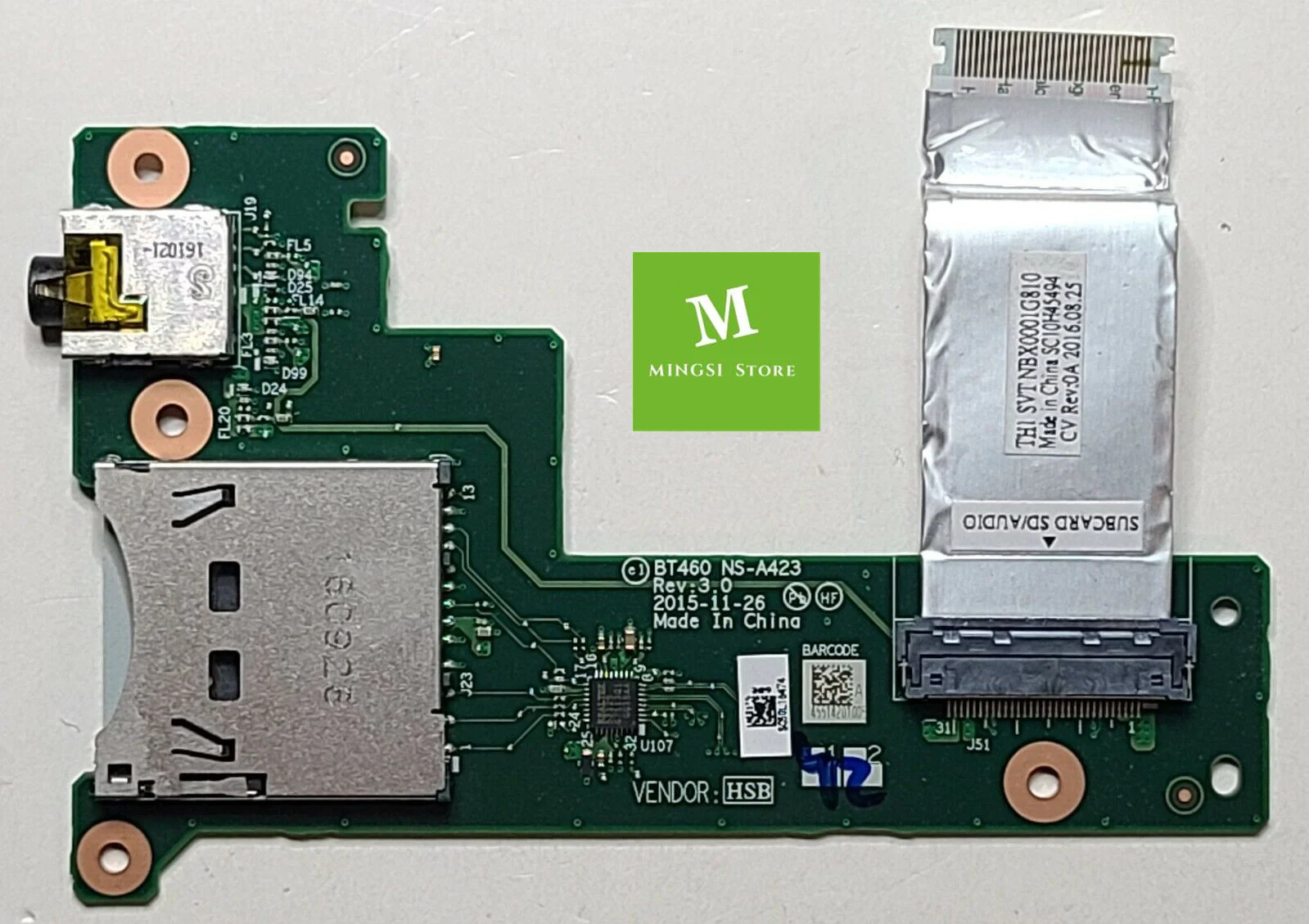 

Для Lenovo ThinkPad T460S SD Audio Media Board W гибкий кабель NS-A423 NBX0001G810