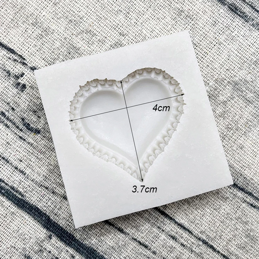 Herz Silikonform Sugarcraft Schokolade Cupcake Backform Fondant Kuchen Dekorieren Werkzeuge – Detail 8