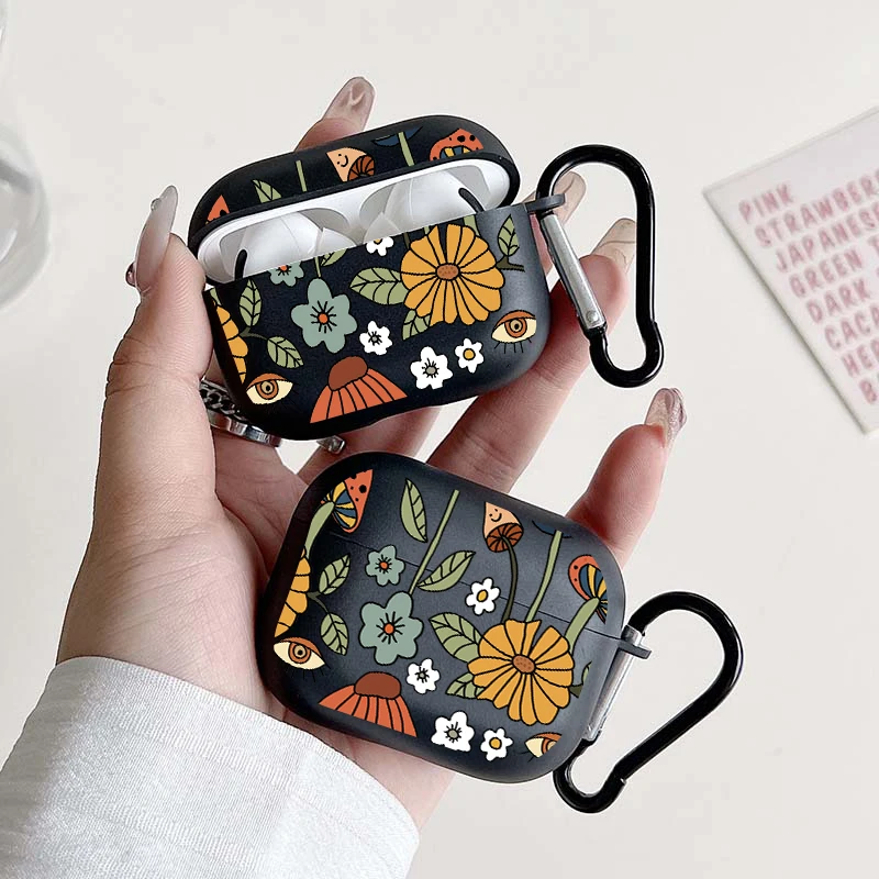 Floral Mushroom Earphones Case for Airpods