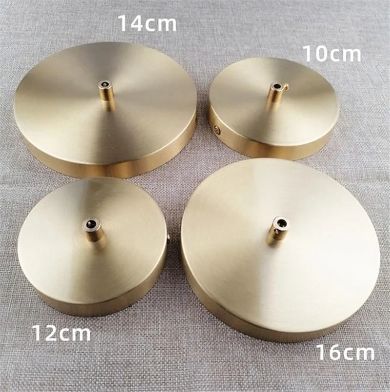 Pendant Light Hook Brass Base circular ceiling plate for lighting accessories