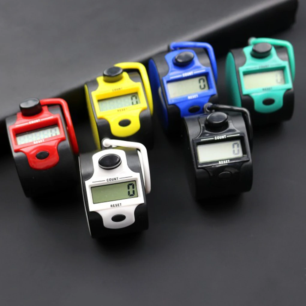 Hand Tally Counter hand tally counter Tally Counter Hand Held Knit Row Clickers 5 Digit Number Handheld Manual LCD Electronic Sports Counting Tool