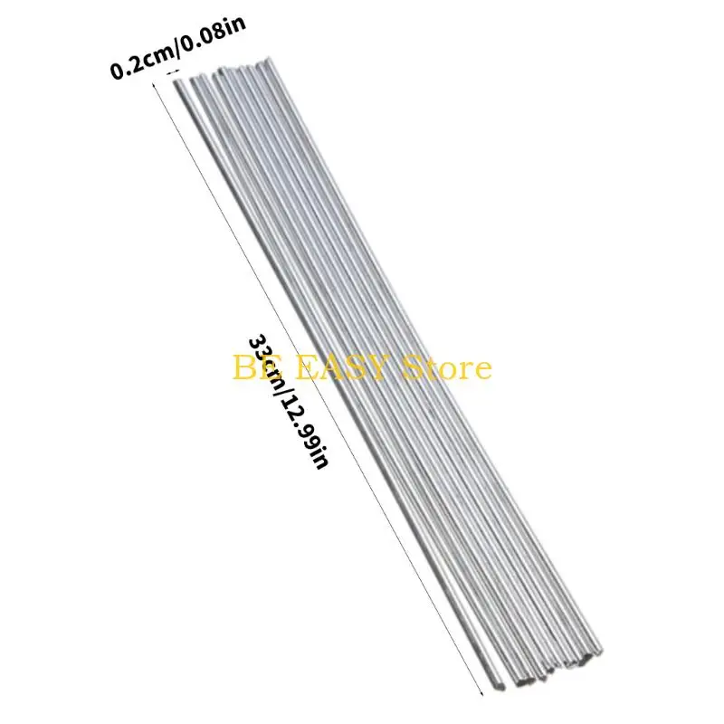 E28F 50Pcs 알루미늄 플럭스 코어 용접 와이어 용접 납땜을 위한 쉬운 녹는 용접봉
