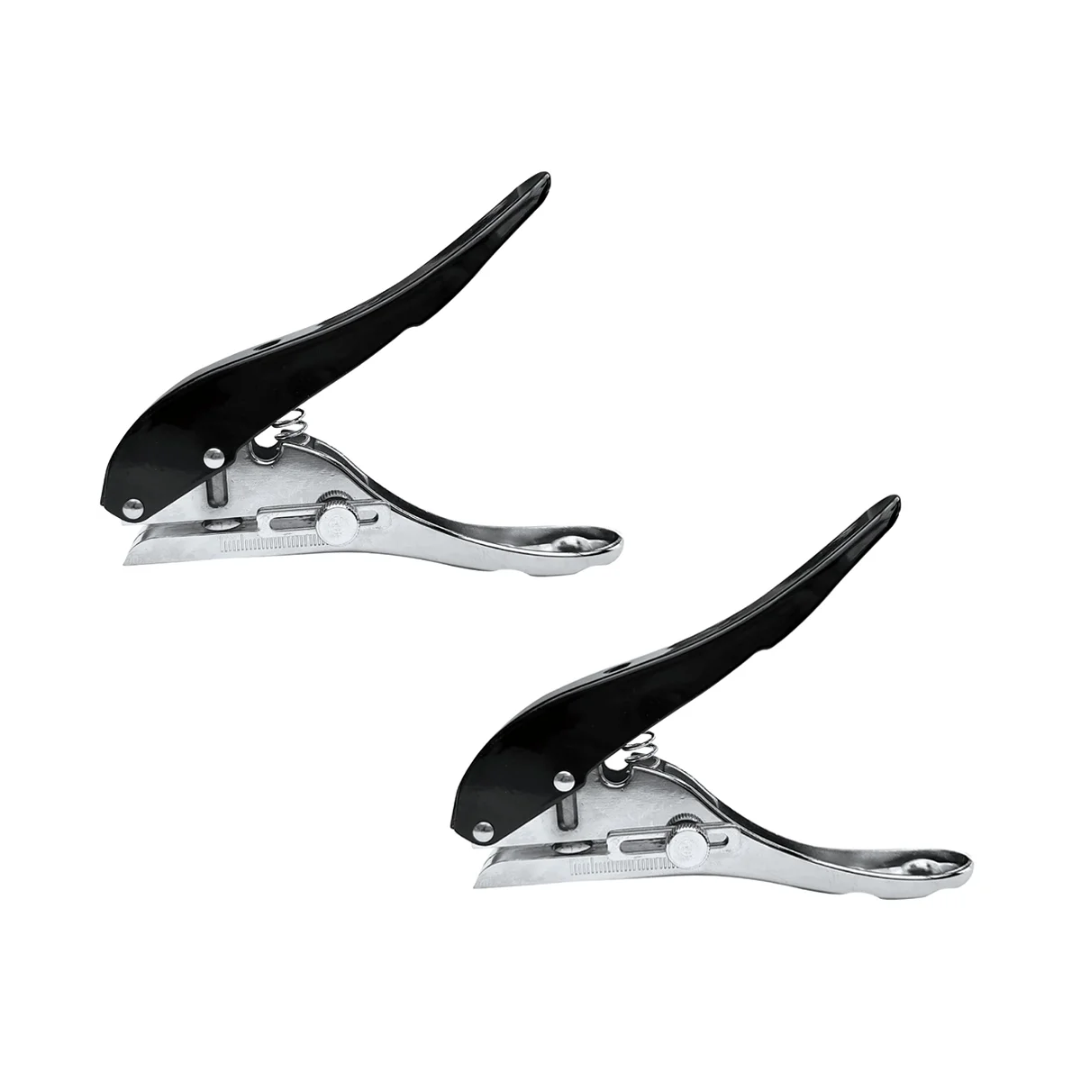 

2PCS 10mm Hand-Held Hole Puncher Edge Banding for Students Comes with Two Spare Springs.
