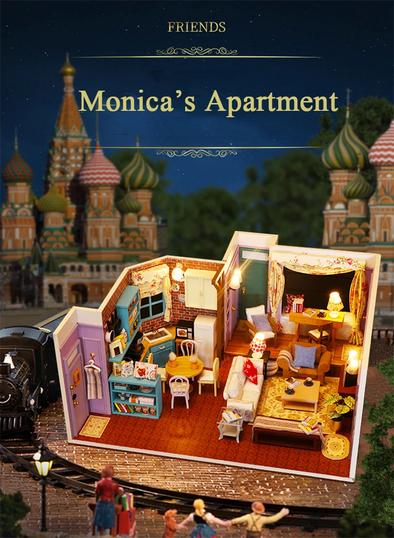 DIY Monicas Apartment DIY Dollhouse 