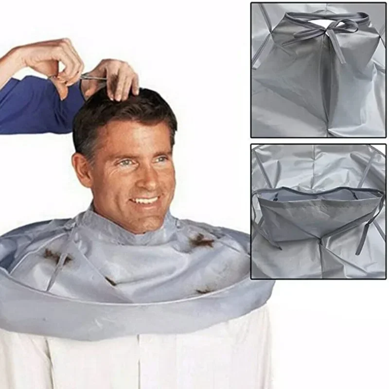 Haircut Cape Hair Cut Umbrella Capes Haircut Cloak Cloth Hair Dye Three-Dimensional Breathable Household Foldable Tool