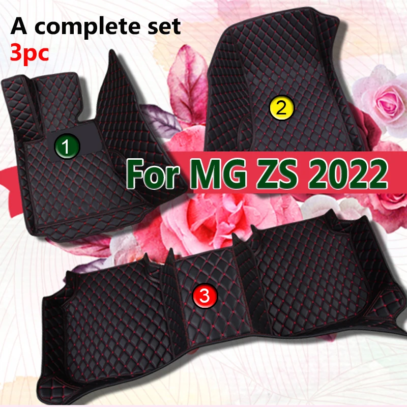 Nonhybrid Car Mats For MG ZS ZX ZST Astor ZS11 Crossover 20182022 Waterproof Floor Mats Push