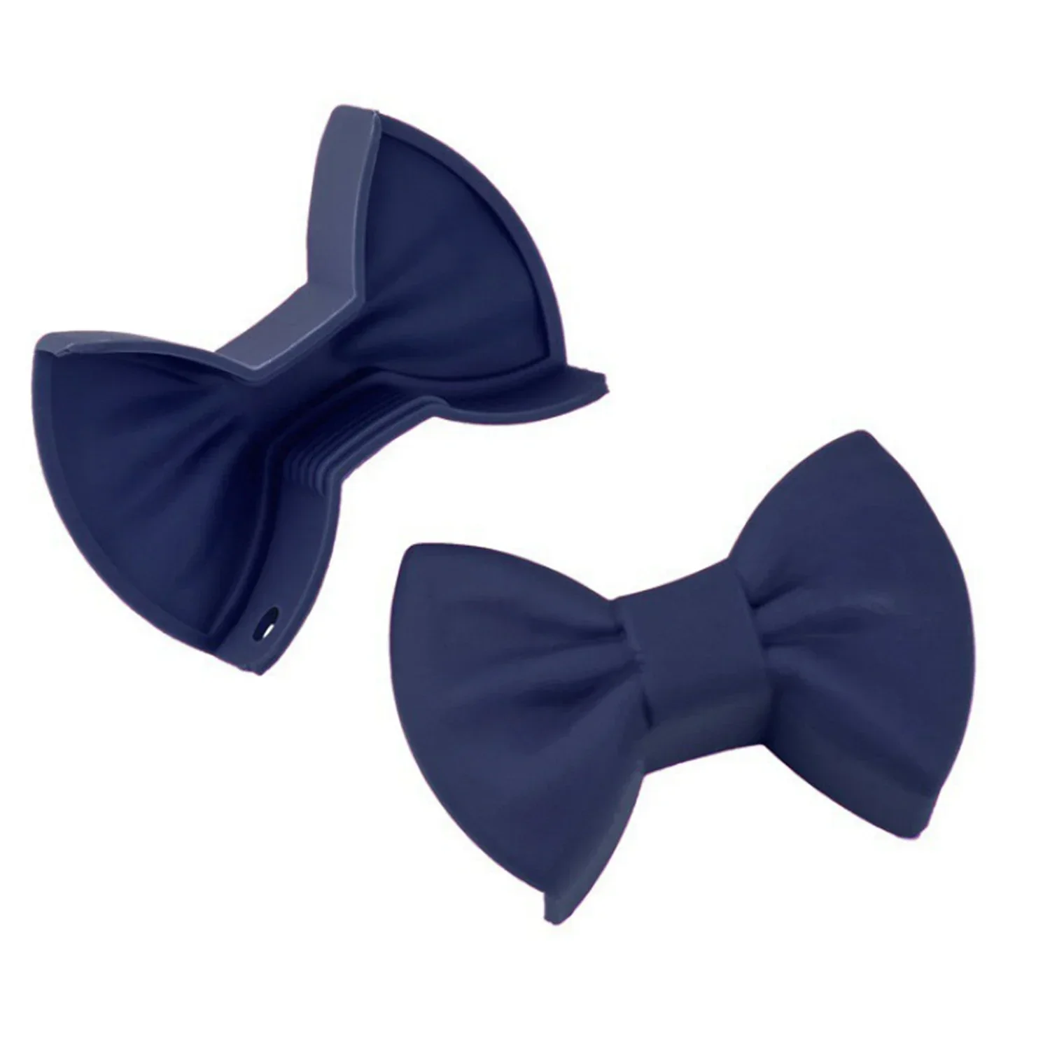 2 قطعة قفازات فرن سيليكون الإبداعية القوس شكل قفازات الفرن مقاومة للحرارة أصحاب وعاء للطبخ قفازات فرن صغيرة أداة المطبخ