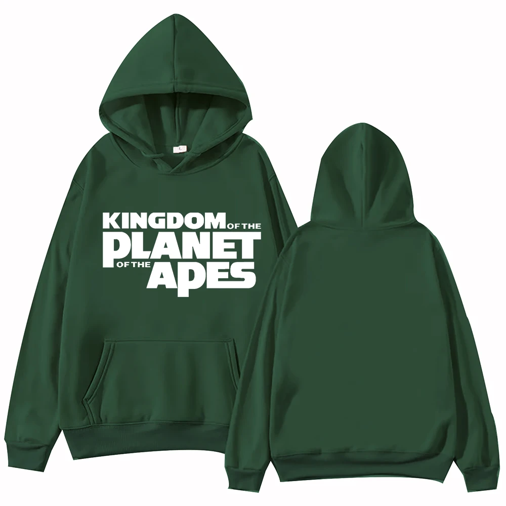 Planet of the Apes 2024 후드티, 하라주쿠 풀오버 상의, 맨투맨 팬 선물
